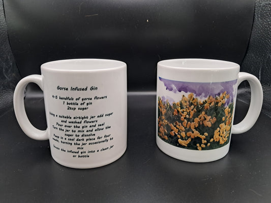 Gorse Mug and Coaster Set - Isle of Arran