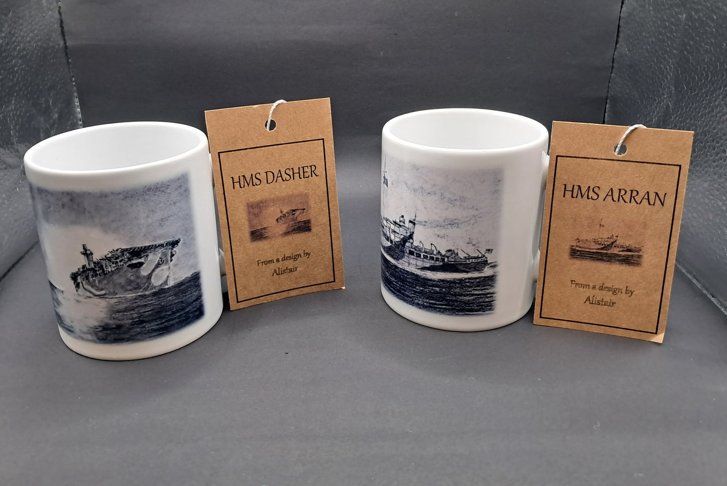 HMS Dasher Ceramic Mug Arran at War