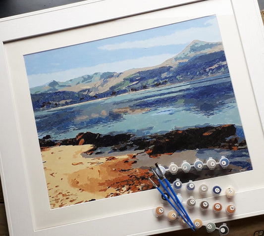 Brodick Bay, Machrie Moor, Glen Rosa Isle of Arran Scotland Paint by Numbers Kit