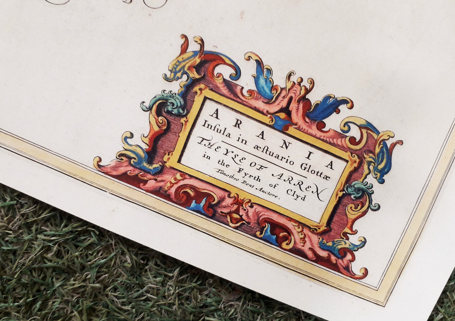 Arania - Historic Map of Arran