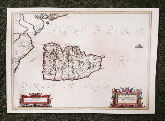 Arania - Historic Map of Arran