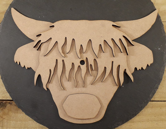 Coo Clock MDF Blank Kit with mechanism from Isle of Arran