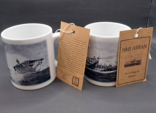 HMS (HMT) Arran Ceramic Mug Arran at War