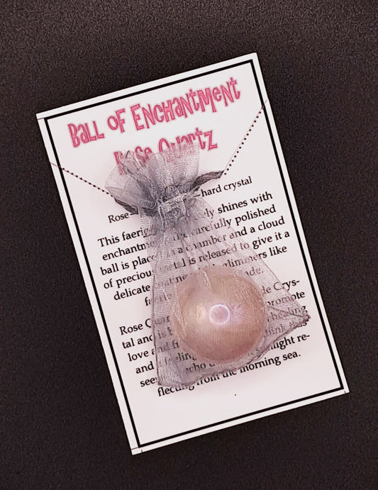 Ball of Enchantment Rose Quartz