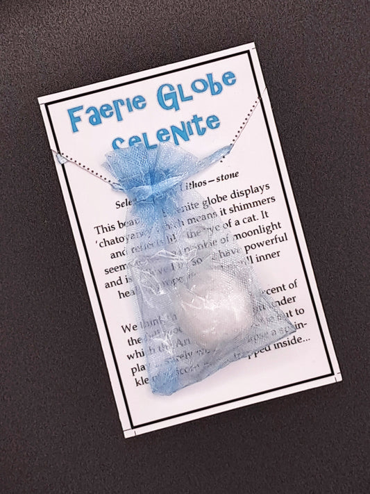 Faerie Globe Selenite