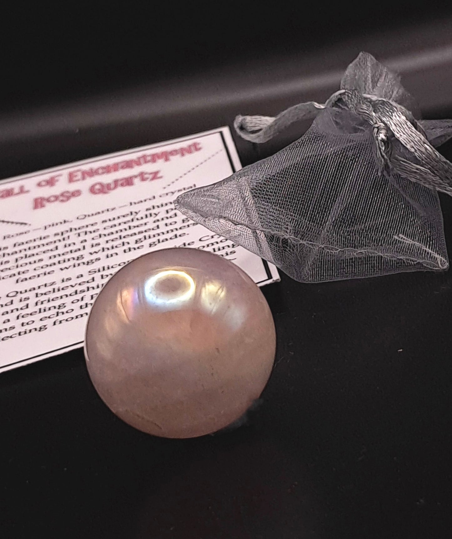 Ball of Enchantment Rose Quartz