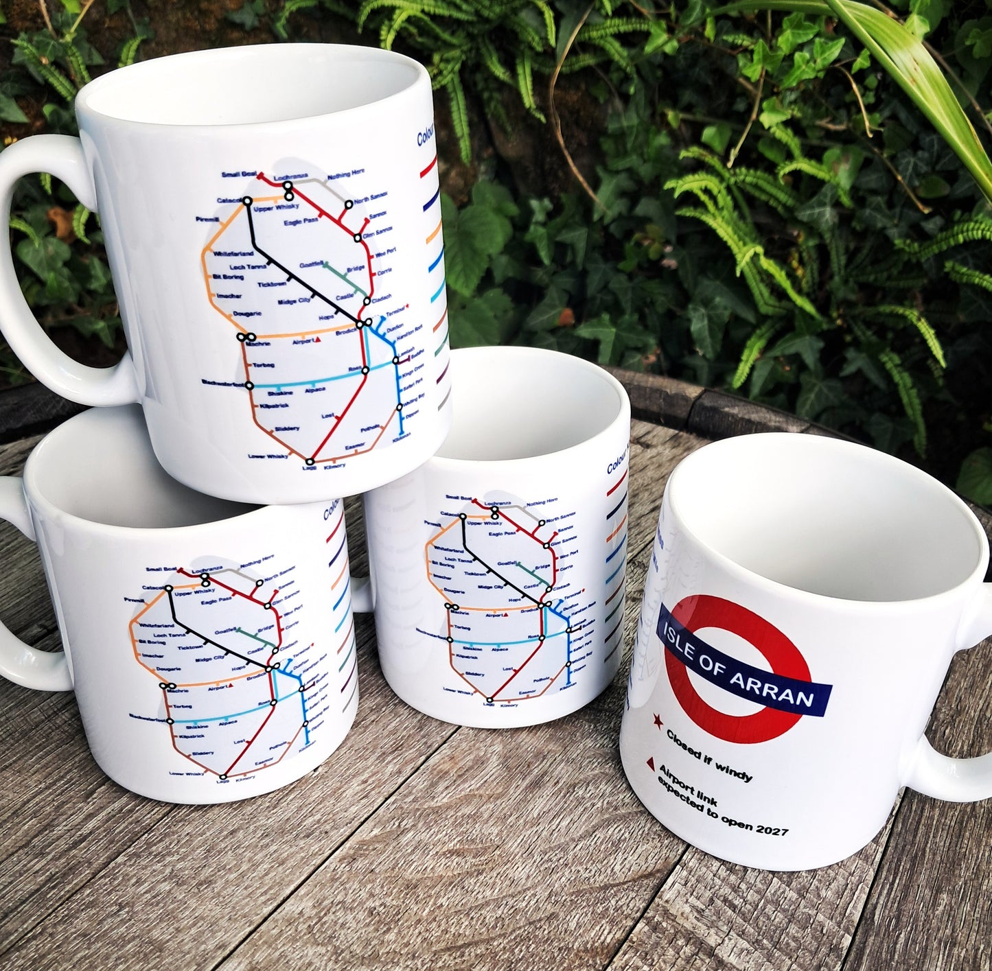 Underground Trains Map Arran Mug