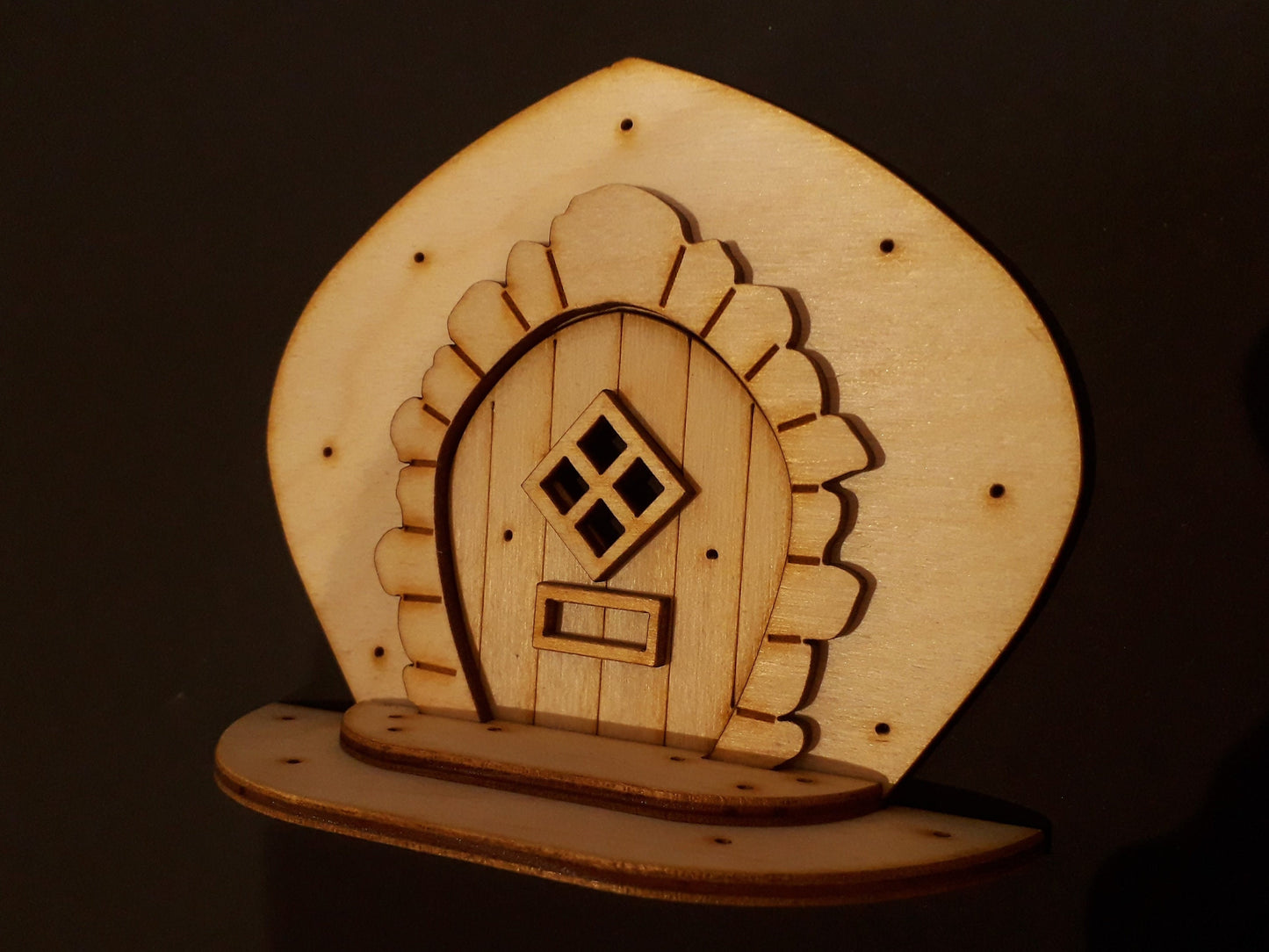 Faerie Door Fairy Door Blank 3.2 mm Birch Ply