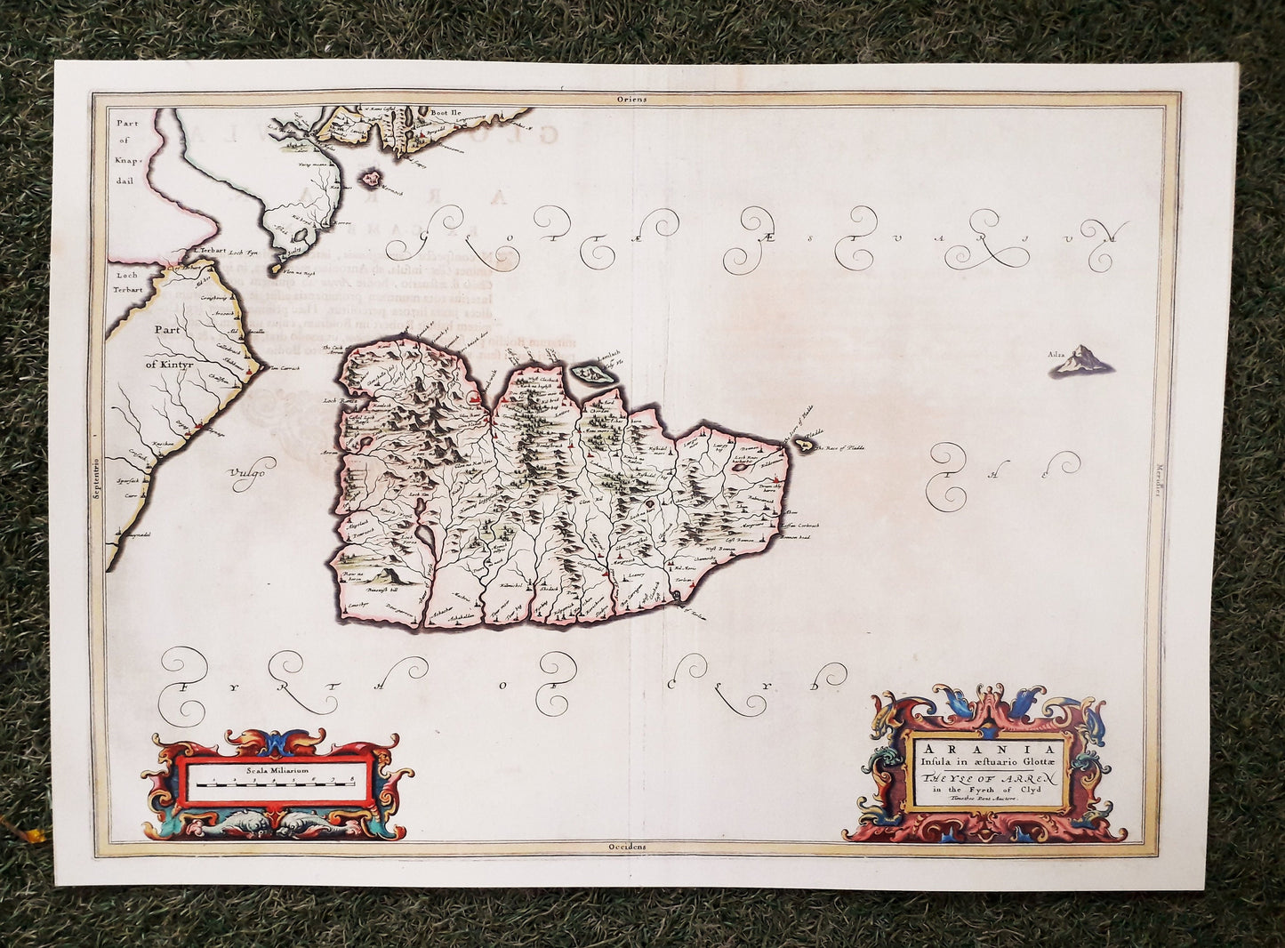 Arania - Historic Map of Arran