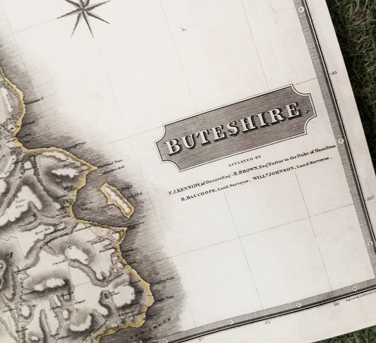 Buteshire - Historic Map of Arran