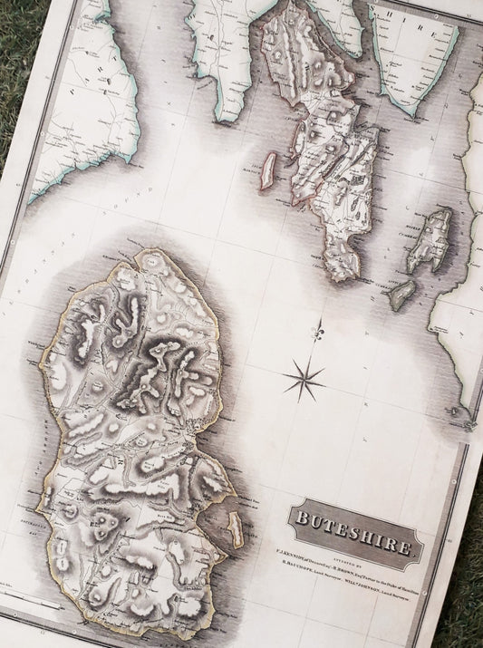 Buteshire - Historic Map of Arran