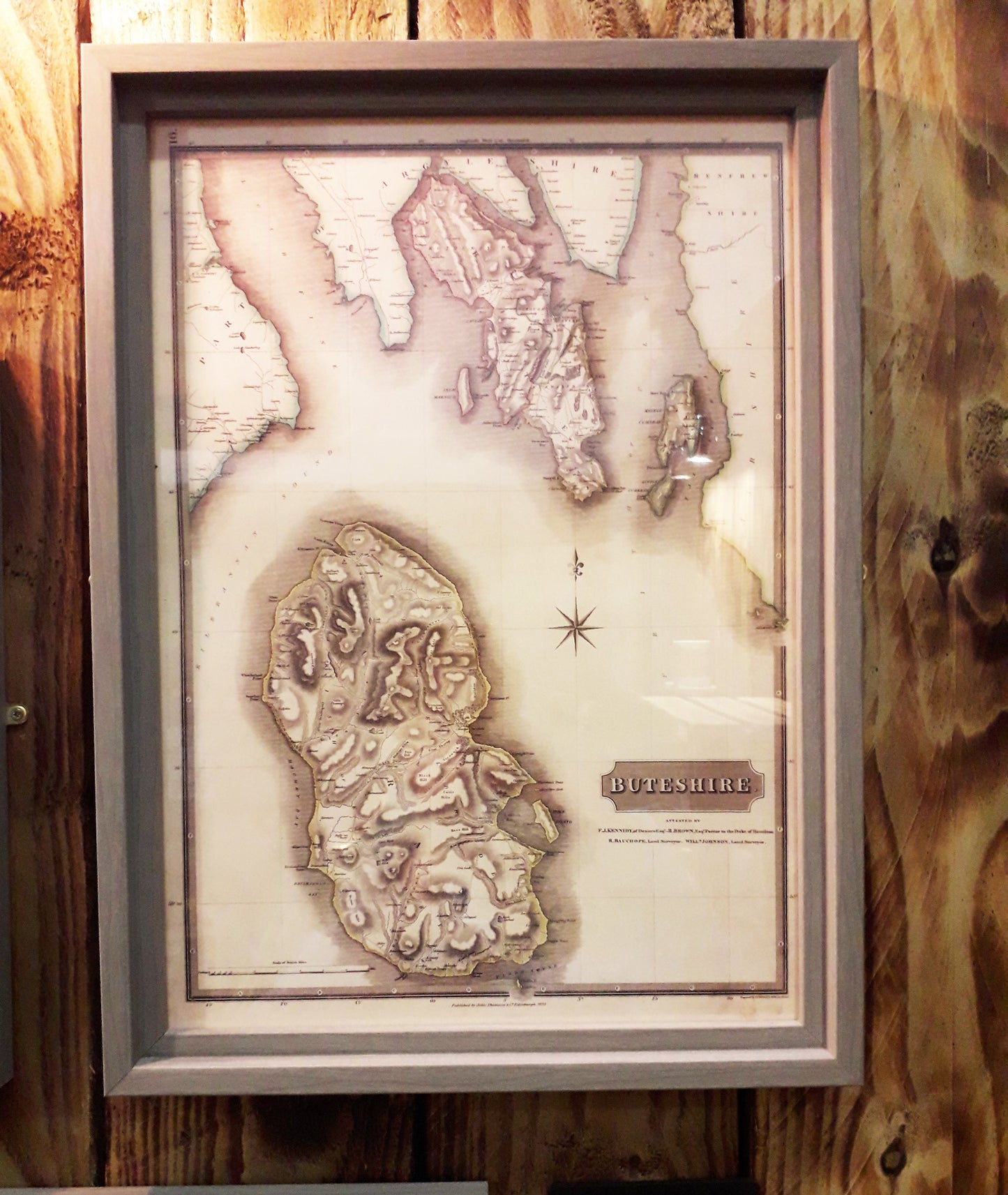 Buteshire - Historic Map of Arran