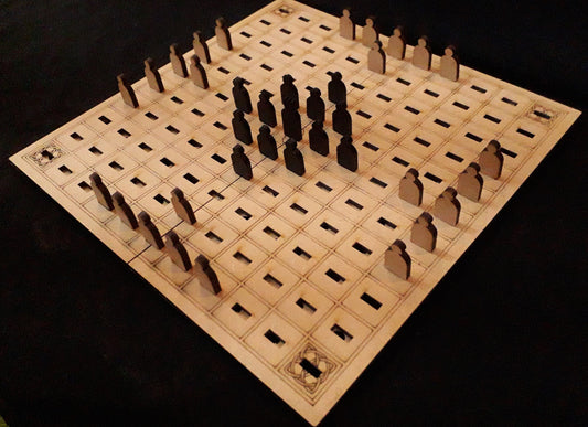 Hnefatafl Viking Chess Made on Arran Travel Game