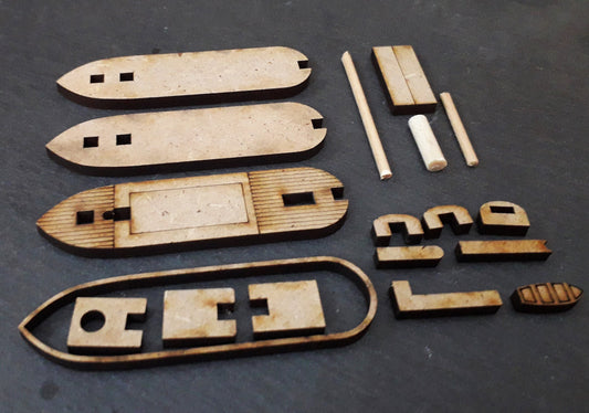 Clyde Puffer Ship MDF kit Firth of Clyde Arran Islands