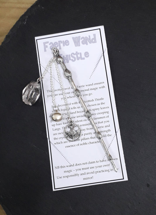 Thistle Faerie Wand Fairy Scotland Isle of Arran