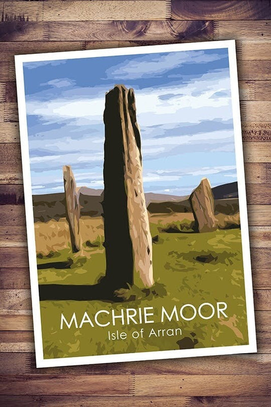Machrie Moor Standing Stones Isle of Arran Scotland Poster