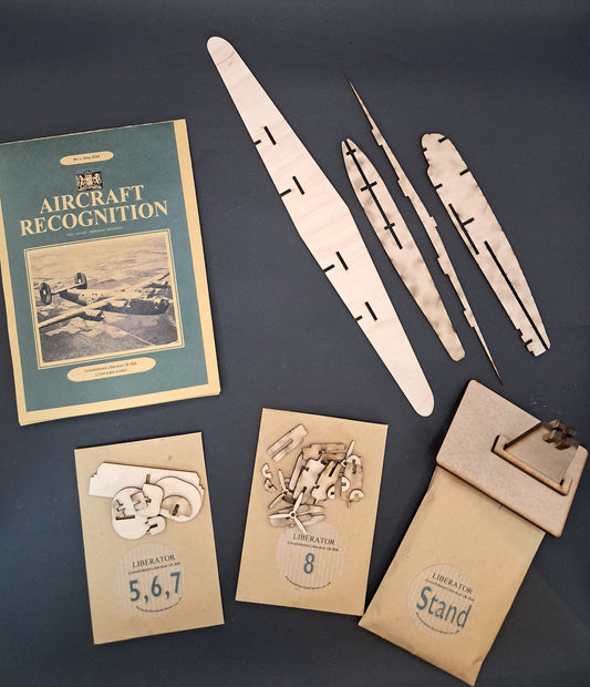 Liberator Air Recognition Model Kit WWII Arran Crash Consolidated LB-30A Liberator