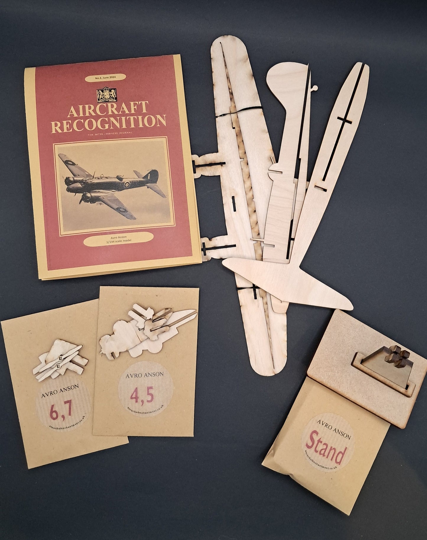 Avro Anson Air Recognition Model Kit WWII Arran Crash