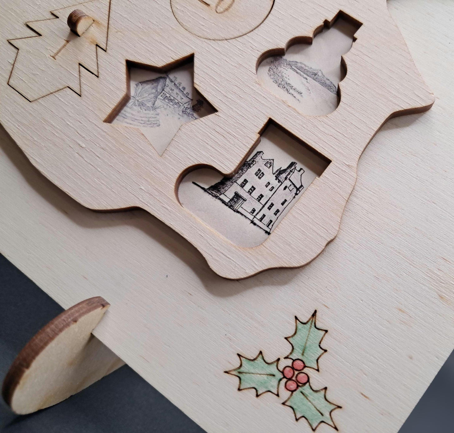 Arran Advent Calender, Christmas Countdown Isle of Arran, Scotland, Reusable